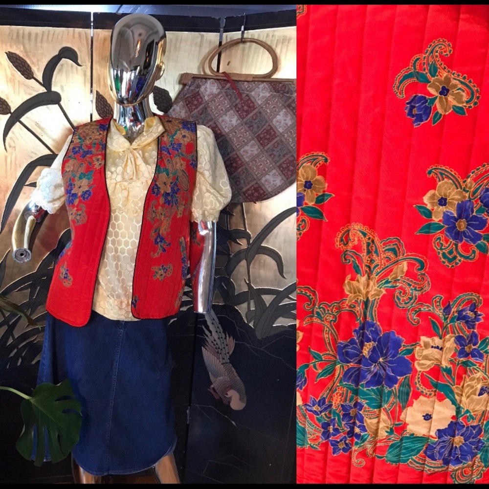 Vintage quilted vest